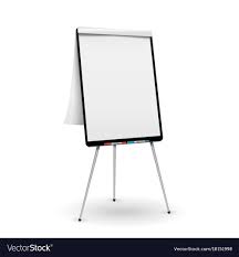 Realistic Flip Chart Good For Presentation