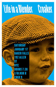 The phenomenal Mike Clelland posted this poster he did for LIAB back in the  early 80s, when Folk City had branched out into alternative rock. On a bill  with The Nightmares! All