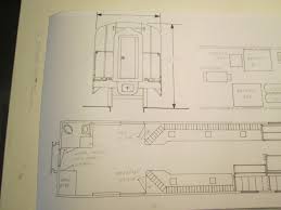 Vintage Santa Fe Post Office Car Blueprint Black White United States Mail Rail Atchison Vintage Santas Topeka