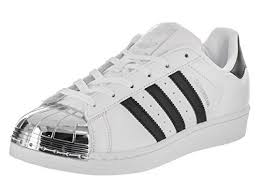 Adidas Black And Silver Women S Shoes Adidas Women S Superstar Metal Toe Originals White Black Adidas Superstar Metal Toe Adidas Superstar Women Adidas Women