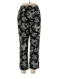 Details About Foxcroft Women Black Casual Pants 12