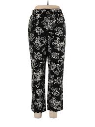 Details About Foxcroft Women Black Casual Pants 12