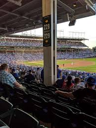 Wrigley Field Section 229 Home Of Chicago Cubs