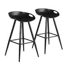 Black And White Bar Stools Set Of 2 Low Back Fixed Height Counter Bar Stool Modern Design Bar Chair Set Of 2 Black Bar Stools Best Buy Canada Bar Stools Modern Bar Stools Counter Bar Stools