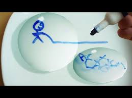 Drawing On Water It Is So Surreal Youtube Magic Crafts Floating In Water Marker Drawing