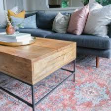 Industrial Storage Pop Up Coffee Table In 2020 Home Decor Industrial Storage Table
