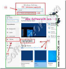 Books an illustration of two cells of a film strip. How To Change The Desktop Theme In Windows 10 Download