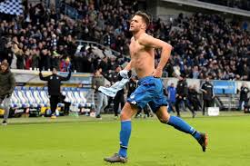 Ádám szalai celebrates with the fans after scoring a goal for hungary against austria. Sport Kurier Mannheim Der Sport Kurier Im Interview Mit Hoffenheims Adam Szalai