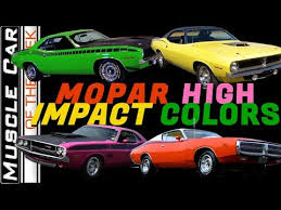 Mopar High Impact Colors The