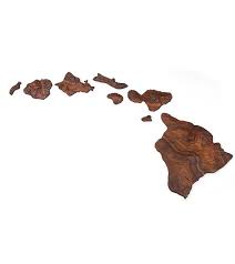 Koa Hawaiian Island Chain Small Hawaiian Wall Art Island Chain Hawaiian Islands