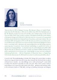 Proceedings of the national academy of sciences , 2018; Wissenschaftskolleg Zu Berlin Tanja Stadler Dr Rer Nat