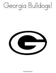 Georgia Bulldogs Logo Coloring Pages Football Coloring Pages Coloring Pages Green Bay