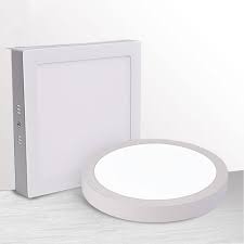 6w 12w 18w Round Led Panel Light Surface Mounted Led Downlight Lighting Led Ceiling Down Lights Ac 110 240v Drive Led Ceiling Downlights Led Panel