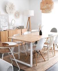 une deco en blanc et bois my blog deco salle a manger blanc et bois tapis salle a manger deco salle a manger