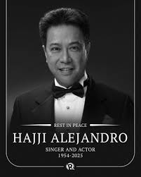 Rest in peace. OPM legend Hajji Alejandro, the '70s music heartthrob known  as the 'Kilabot ng mga Kolehiyala,' died on Monday, April 21. He was 70.  https://www.rappler.com/entertainment/celebrities/hajji-alejandro-dies/
