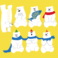 ちいくえほん数字の絵本を書きました 全ページ私の絵 の絵本になります 株式会社bbc クマ イラスト シロクマ イラスト 動物 イラスト おしゃれ