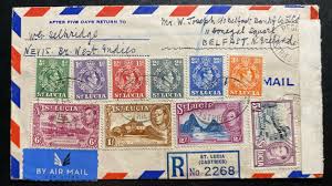 (f) for money or jewellery transmitted by post unless contained in a registered post packet addressed to an address in the state which does not exceed. Irish Diaspora Letters Castries St Lucia To Belfast Northern Ireland 1941 The Collectors Shop