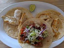 Transfer tuna to a cutting board; Grilled Fish Tacos And Smoke Tuna Taco Picture Of Gardenias Cabo San Lucas Tripadvisor