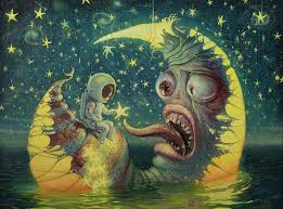 Feeding Your Inner Light Art Print by Adrian Borda