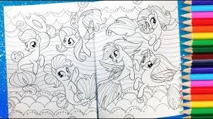 My little pony mother and son coloring. My Little Pony Movie Coloring Book Mlp Colouring For Kids Youtube