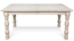Counter height farmhouse table tenon detail. Riverside Furniture Aberdeen Rectangular Farmhouse Expandable Dining Table Wayside Furniture Dining Tables