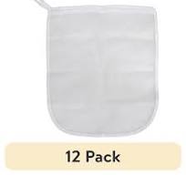 (12 pack) Mainstays White Mesh Delicates Wash Bag with Zipper Closure, 15"  x 18"