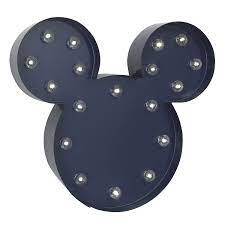Check spelling or type a new query. Amazon Com Disney Mickey Mouse Light Up Nursery Wall Decor With 2 Hour Timer Navy Baby