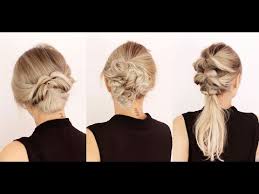 Es ist auch eine schnelle und einfache frisur für. 3 Einfache Hochsteckfrisuren Getwistet Youtube