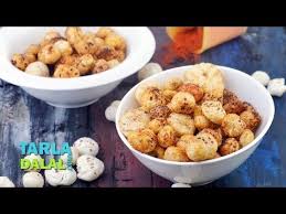 Masala Makhana Recipe Healthy Lotus Seed Snack Recipe Dry Snacks Easy Snacks Snacks