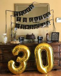 30th Birthday Party Decorations For Men 30th Birthday Party For Him 30th Birthday Party For Him Birthday Surprise Party Husband 30th Birthday