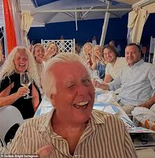 Debbie Bright, 64, shows off her jaw-dropping figure in bright blue bikini  as she enjoys family holiday to Italy