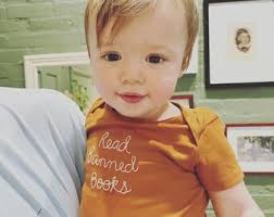 Read Banned Books Jersey Onesie (6M-24M): First Amendment Library Reading  Literacy Infant Clothing