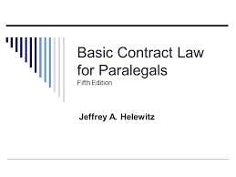 Basic Contract Law For Paralegals Fifth Edition Ppt Video Online Download