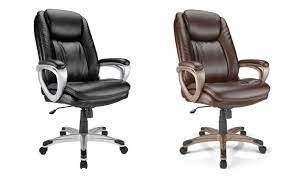 half price realspace tresswell bonded leather high back executive chair only 119 99 shipped reg 239 99 at office depot office max living rich with coupons
