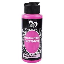 Pink mischen acryl / video: Acrylfarbe Multisurface Fuchsia 120ml Acrylfarbe Farben Bastelbedarf Ideen Mit Herz