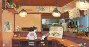 Artstation Path Of Miranda 3 At The Sushi Bar Atey Ghailan Being inside that bar would be just as astounding as even being able to draw it. miranda 3 at the sushi bar atey ghailan