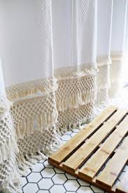 You have searched for fringe shower curtain and this page displays the closest product matches we have for fringe shower curtain to buy online. Macrame Shower Curtain Diy A Beautiful Mess