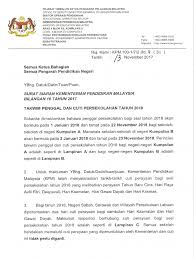 Bersamaaan cuti wilayah bagi seluruh wilayah persekutuan di malaysia. Pekeliling Cuti Perayaan Kpm 2018 Pdf