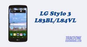English user guide lgl83bl mfl69656101 (1.0) www.lg.com english. Tracfone Lg Stylo 3 L83bl L84vl Review Specs And Feature