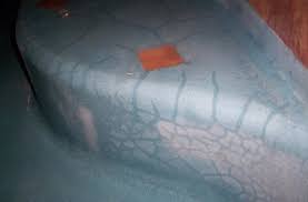 Skimmed a small room this weekend, ceiling is fresh board, one wall is old plaster (pva'd) second wall is brick. Plaster Discoloration And Cracking