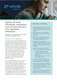 Pdf Digital Self Harm Prevalence Motivations And Outcomes For Teens Who Cyberbully Themselves