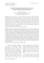 Pdf Dinamika Psikologis Remaja Korban Perceraian Sebuah Studi Kasus Kenakalan Remaja