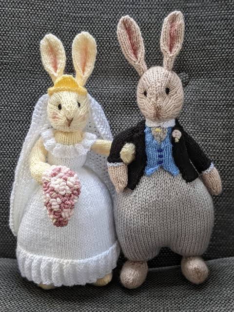Alan Dart bridal bunnies for wedding
