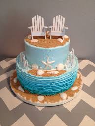 Beach Themed Bridal Shower Cake Made By Teresa Lynn Cakes Llc Beach Themed Cakes Beach Theme Bridal Shower Birthday Cake Decorating