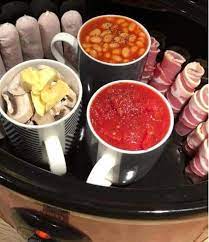 Woman Shares How To Cook A Full English In A Slow Cooker Daily Mail Online