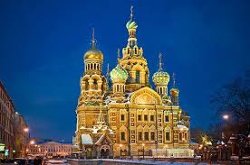 Cathedrale Saint Sauveur Sur Le Sang Verse Saint Petersbourg Saint Sauveur Sur Le Sang Verse De Nuit Russie Saint Pertersbourg Travel Semester At Sea Places To Go
