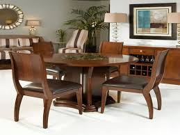 Wooden Round Dining Table Design