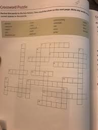 Crossword puzzles are for everyone. Crossword Puzzle On The Next Page Write Review The Chegg Com