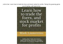 online free learn how to trade the forex and stock market