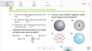 9 Sinif Meb Kitabi Soru Cozumleri 2 Unite Atom Ve Periyodik Sistem Youtube